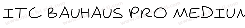 ITC Bauhaus Pro Medium字体转换